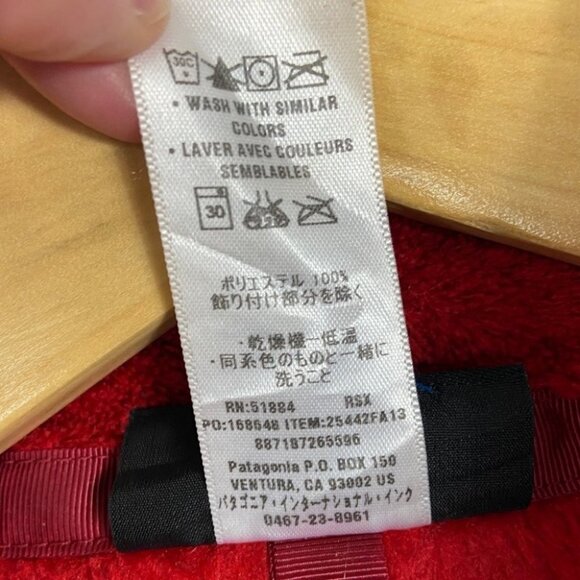 Patagonia Snap Pullover Sweater Recycled Fleece Size Small Synchilla Quarter Zip - Picture 10 of 11